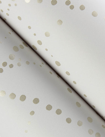 product image for Alcott Ivory Dotted Wallpaper 51