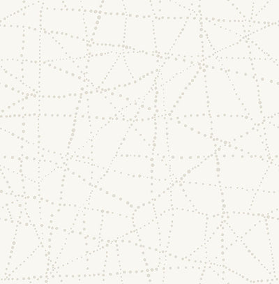 product image for Alcott Ivory Dotted Wallpaper 33