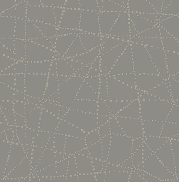 media image for Alcott Charcoal Dotted Wallpaper 286