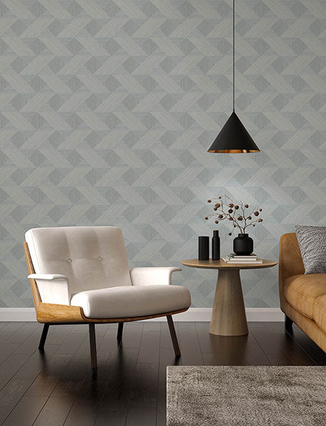 media image for Presley Light Blue Tessellation Wallpaper 240