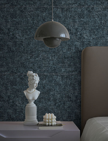 media image for Beloit Indigo Shimmer Linen Wallpaper 298