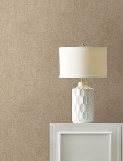 product image for Edmore Light Brown Faux Suede Wallpaper 94
