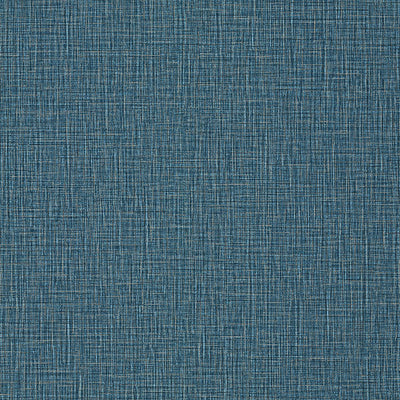 product image for Eagen Blue Linen Weave Wallpaper 62