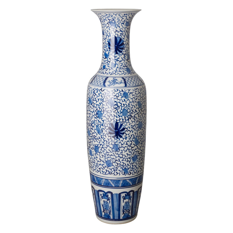 media image for tall fishtail vase by emissary 4154bw 1 259