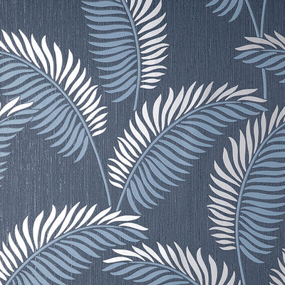 product image of Leaf Navy Tropical Wallpaper 591