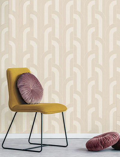 product image for Ezra Blush Arch Wallpaper 91
