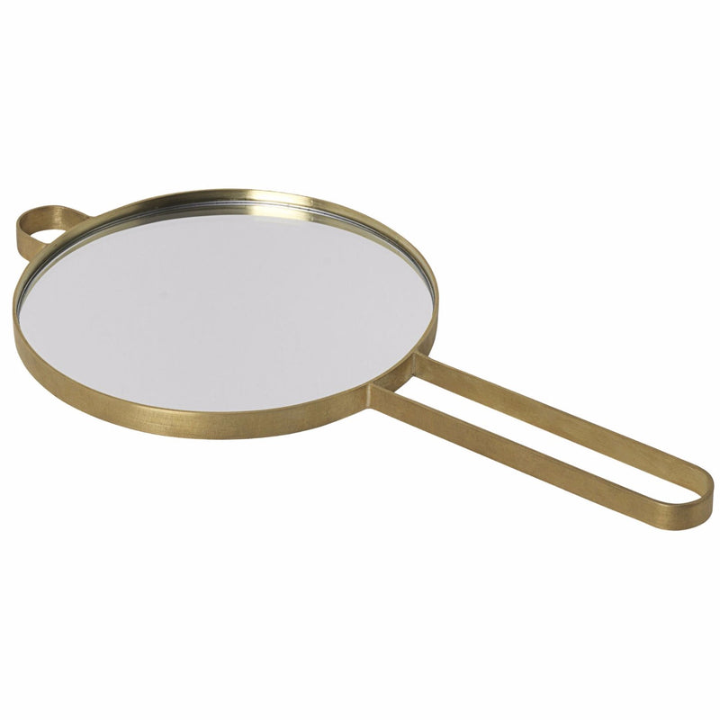 media image for Poise Hand Mirror in Brass by Ferm Living 291