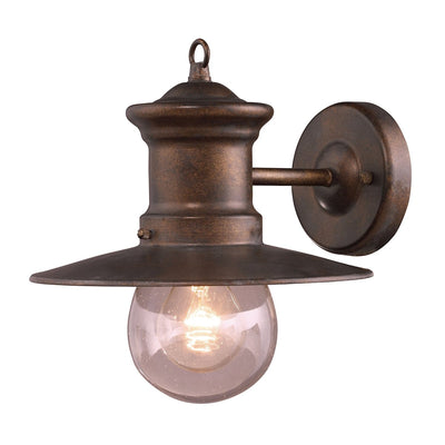 product image of Maritime 1-Light 10 x 11 x 9 Outdoor Wall Lamp in Hazelnut Bronze by BD Fine Lighting 588