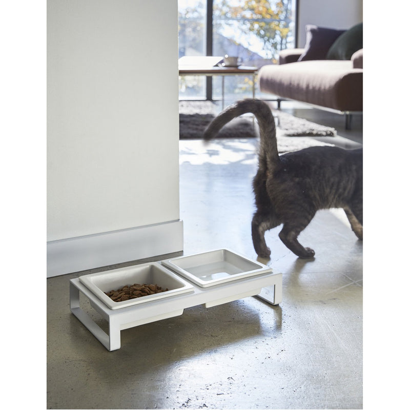 media image for Tower Pet Food Bowl with Stand by Yamazaki 240