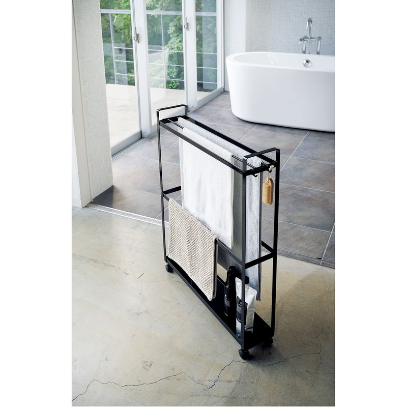 media image for Tower Towel Rack and Bath Cart by Yamazaki 285
