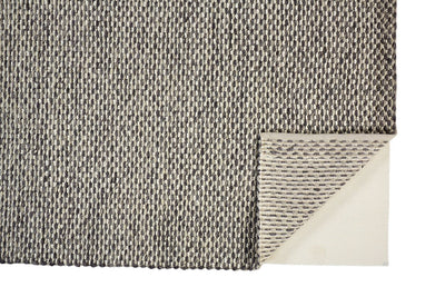 product image for Genet Hand Woven Gray and Ivory Rug by BD Fine Fold Image 1 57