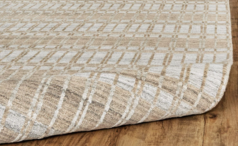 media image for Odami Hand Woven Beige and Gray Rug by BD Fine Roll Image 1 241