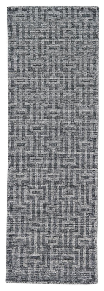 product image for Savona Hand Woven Gray and Silver Rug by BD Fine Flatshot Image 1 95