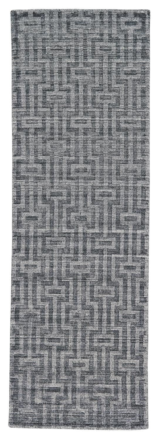 media image for Savona Hand Woven Gray and Silver Rug by BD Fine Flatshot Image 1 216