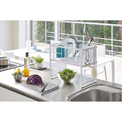 product image for Tower Two-Tier Customizable Dish Rack by Yamazaki 9