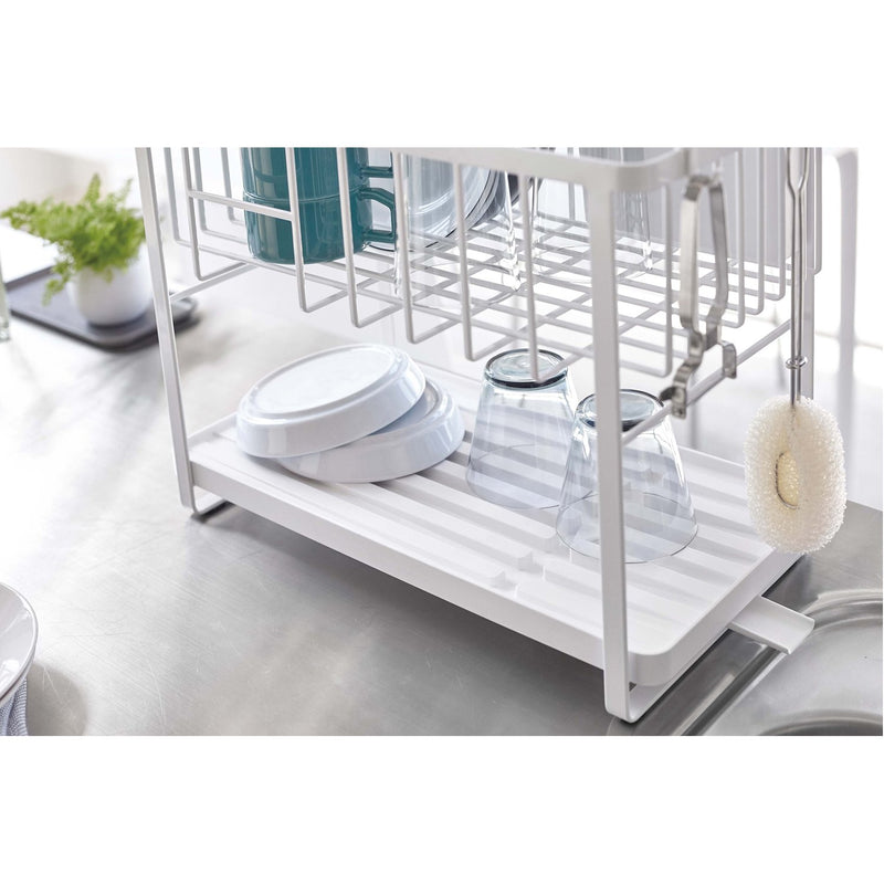 media image for Tower Two-Tier Customizable Dish Rack by Yamazaki 241