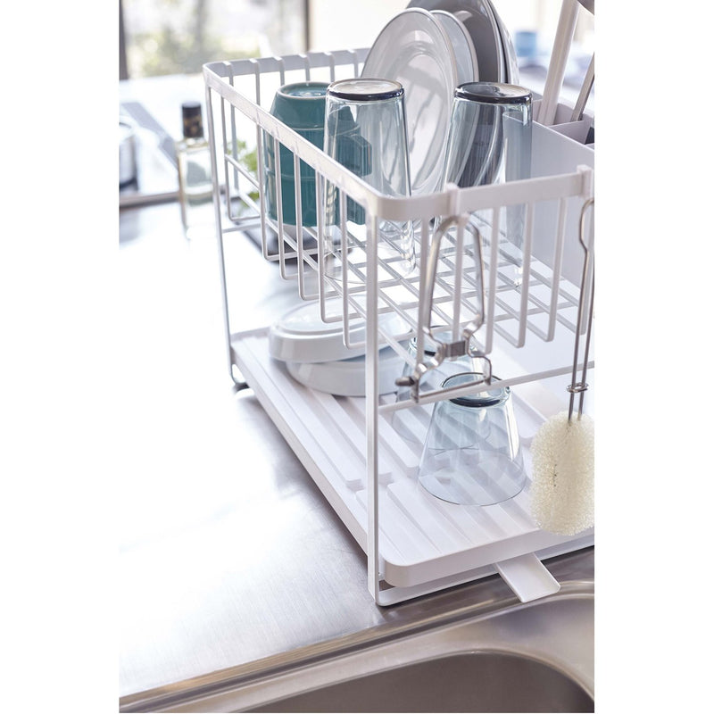 media image for Tower Two-Tier Customizable Dish Rack by Yamazaki 257