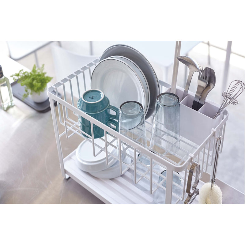 media image for Tower Two-Tier Customizable Dish Rack by Yamazaki 246
