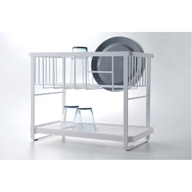 media image for Tower Two-Tier Customizable Dish Rack by Yamazaki 268