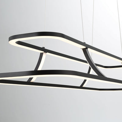 product image for Cadoux 1 light Rectangle Chandelier 3 64