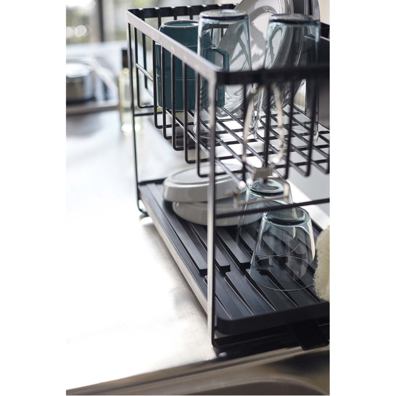 media image for Tower Two-Tier Customizable Dish Rack by Yamazaki 256