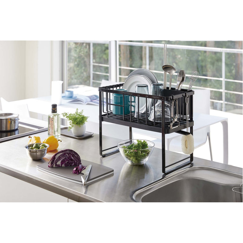 media image for Tower Two-Tier Customizable Dish Rack by Yamazaki 264