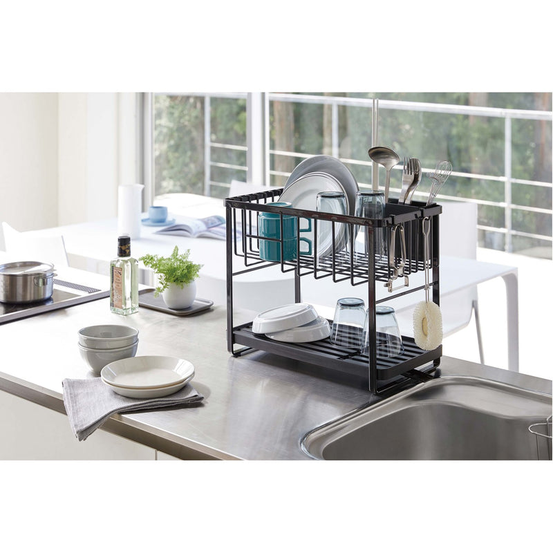 media image for Tower Two-Tier Customizable Dish Rack by Yamazaki 267