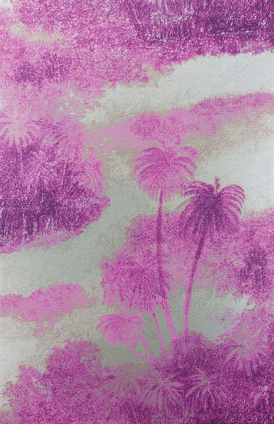 product image of Cocos Wallpaper in purple from the Samana Collection by Matthew Williamson 579