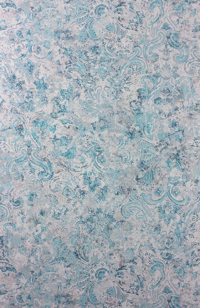 media image for Latania Wallpaper in turquoise and tan from the Samana Collection by Matthew Williamson 230