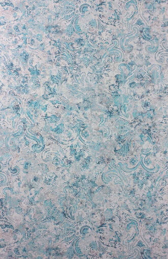 media image for Latania Wallpaper in turquoise and tan from the Samana Collection by Matthew Williamson 270