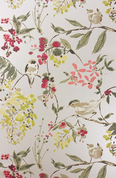 product image for Penglai Wallpaper in khaki from the Cathay Collection by Nina Campbell 86