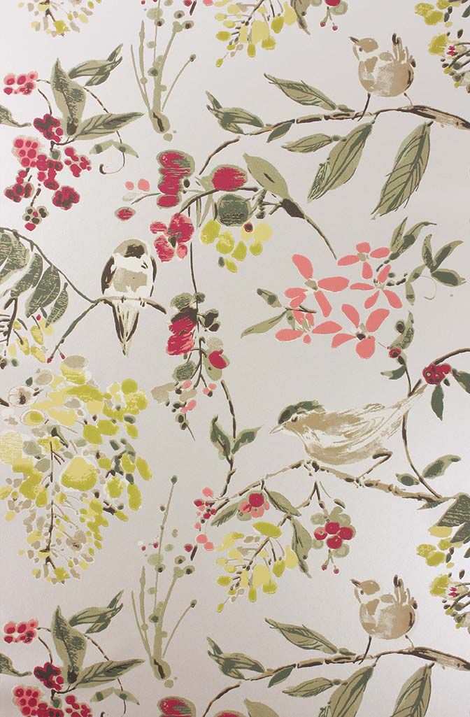 media image for Penglai Wallpaper in khaki from the Cathay Collection by Nina Campbell 259