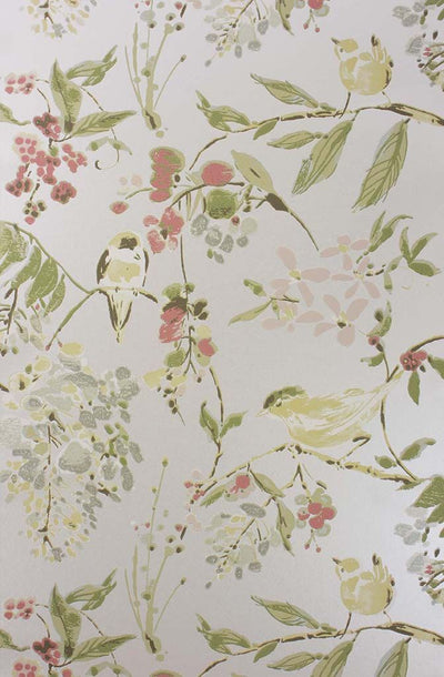 product image for Penglai Wallpaper in Pastel gray from the Cathay Collection by Nina Campbell 59
