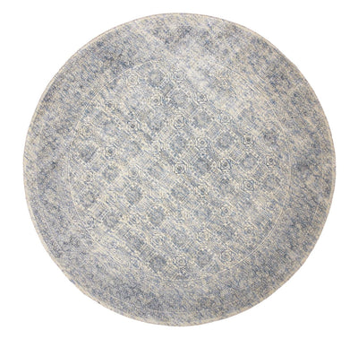 product image for Michener Ivory and Blue Rug by BD Fine Flatshot Image 1 23