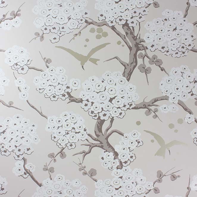 media image for Japonerie Wallpaper in gray from the Verdanta Collection by Osborne & Little 288