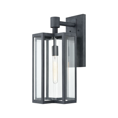 product image for Bianca 1-Light 20 x 12 x 10 Sconce in Aged Zinc with Clear by BD Fine Lighting 44