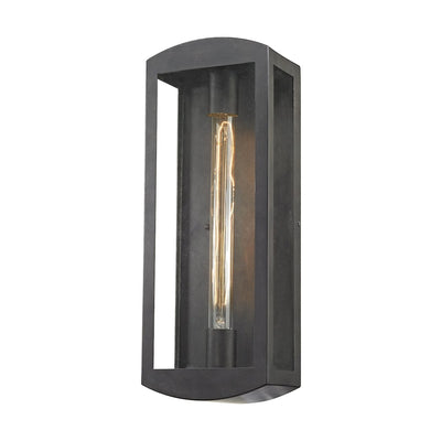 product image of Trenton 1-Light 17 x 4 x 6 Outdoor Sconce in Blackened Bronze by BD Fine Lighting 50
