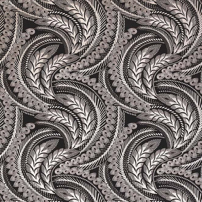 product image for Quill Wallpaper In Black Color 99