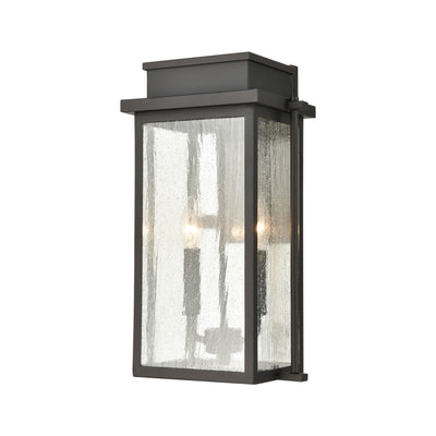 product image of Braddock 2-Light Outdoor Sconce in Architectural Bronze with Seedy Glass Enclosure by BD Fine Lighting 519