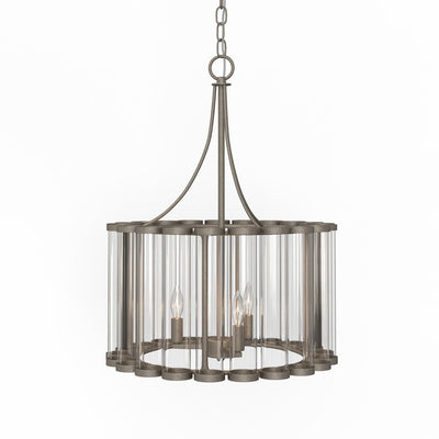product image for Bridgewater 3 Light Glass Statement Chandelier By Lumanity 7 73