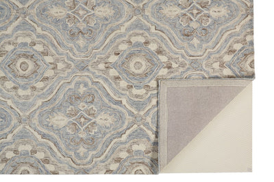 product image for Veran Hand Tufted Blue Rug by BD Fine Fold Image 1 92