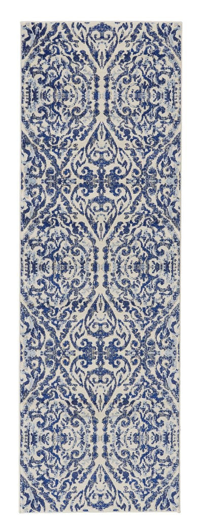 product image for Carini Blue and Ivory Rug by BD Fine Flatshot Image 1 95