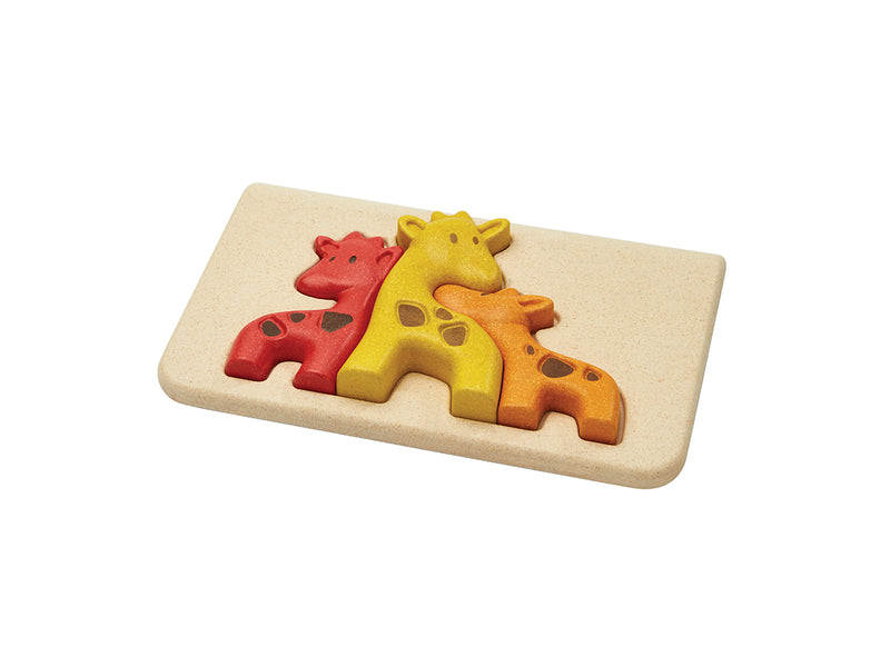media image for giraffe puzzle by plan toys 2 236