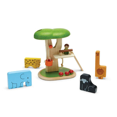 product image for animal puzzle game by plan toys pl 4644 4 12