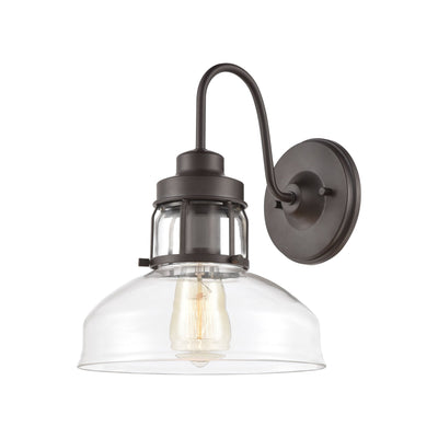product image for Manhattan Boutique 1-Light Sconce in Oil Rubbed Bronze with Clear Glass by BD Fine Lighting 61