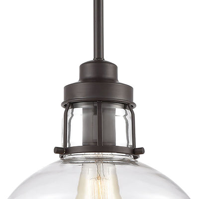 product image for Manhattan Boutique 1-Light Mini Pendant in Oil Rubbed Bronze with Clear Glass by BD Fine Lighting 33
