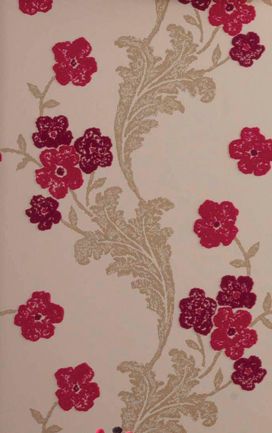 product image for Fontette Wallpaper in red Color by Osborne & Little 84