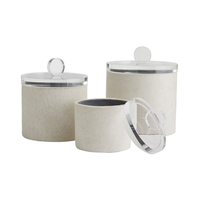 media image for dora decorative jars set of 3 by arteriors arte 4787 5 255