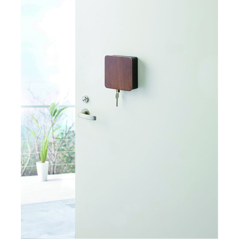 media image for Rin Square Magnet Key Cabinet - Wood Accent by Yamazaki 234