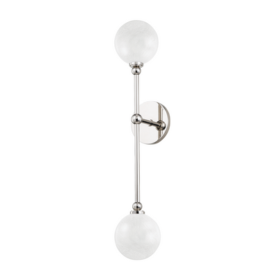 product image for andrews 2 light wall sconce by hudson valley lighting 4802 agb 2 81
